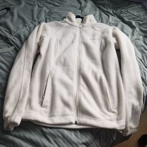 Womens columbia white sweater size M